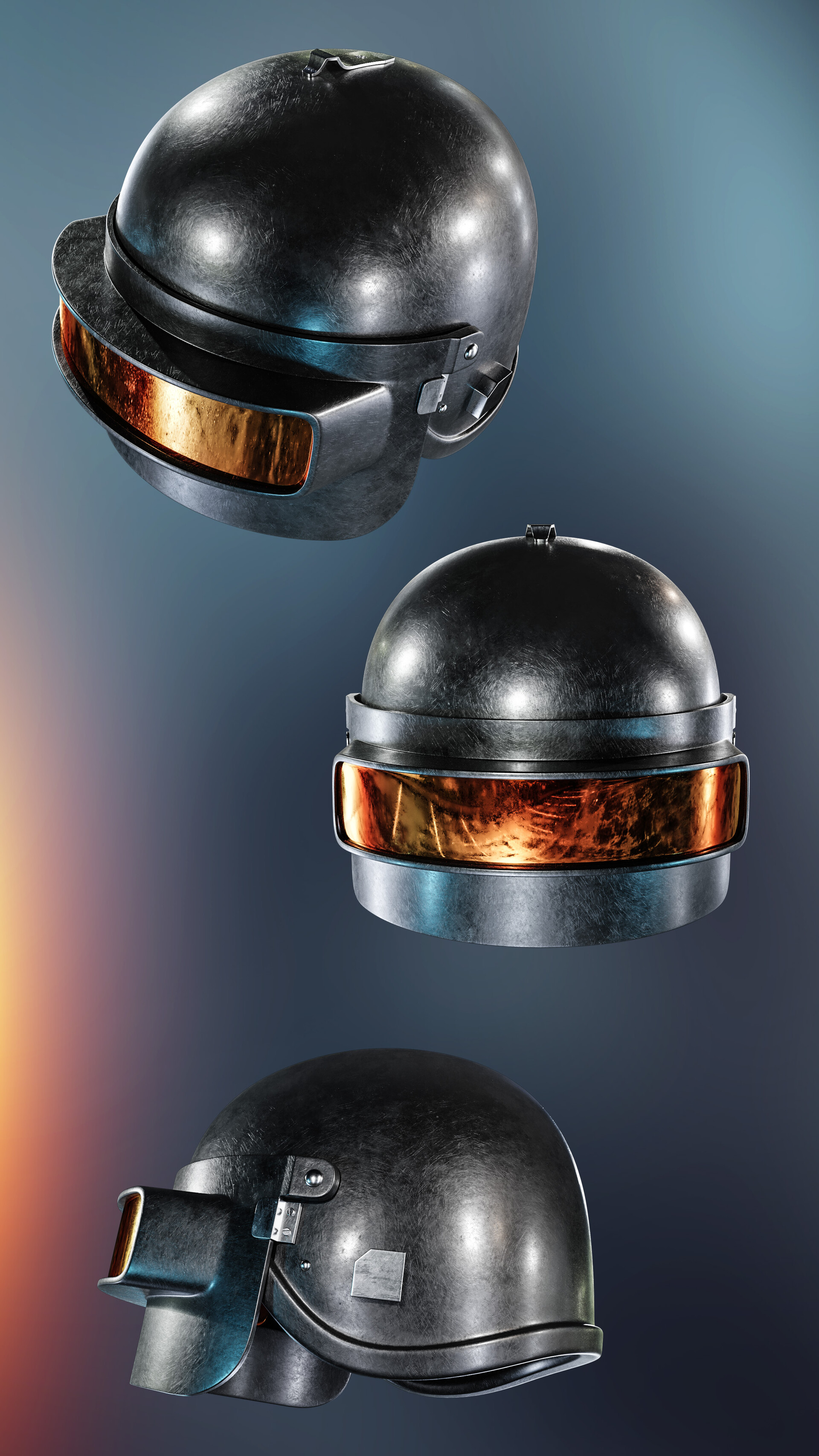 ArtStation - PUBG LEVEL 3 HELMET