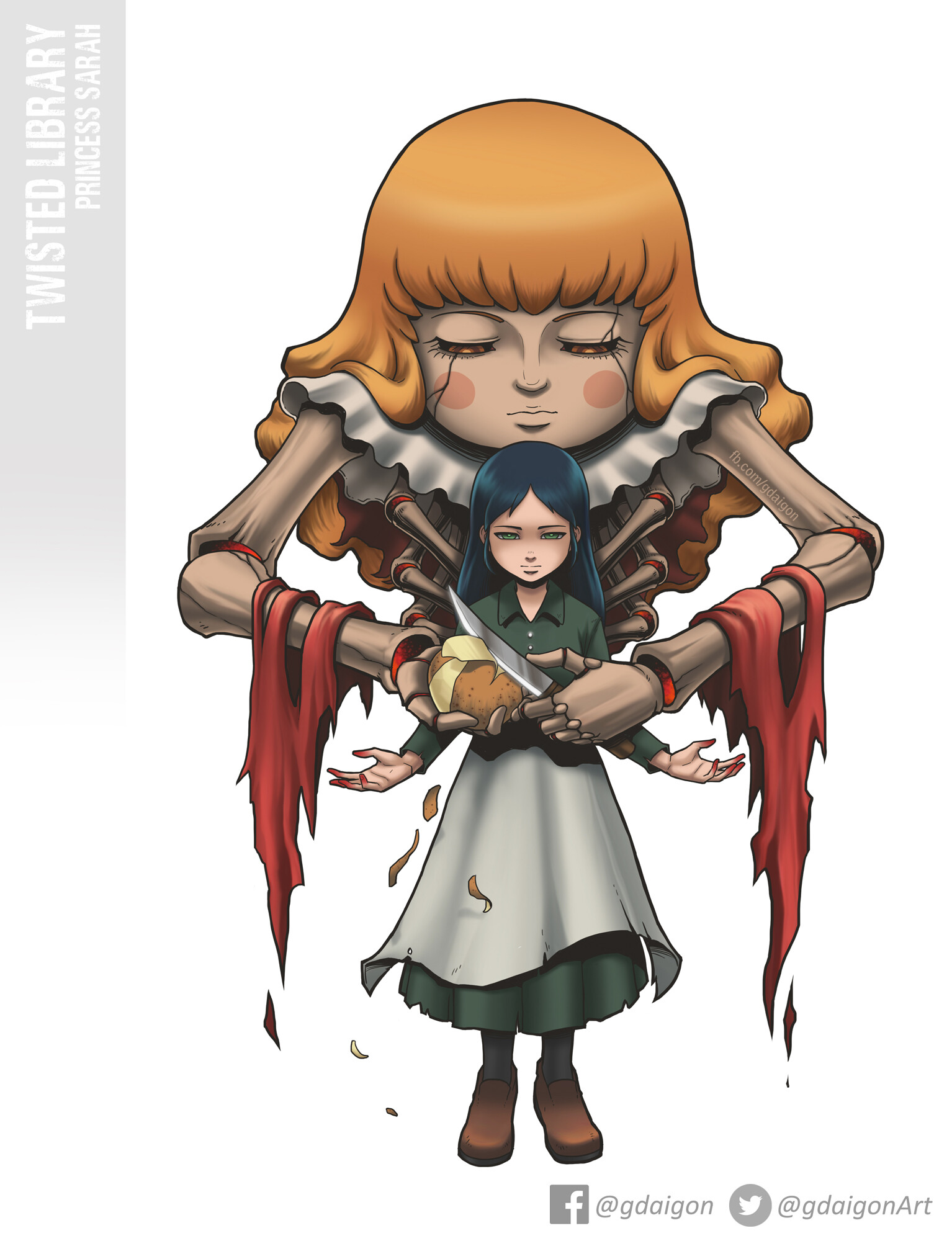 ArtStation - TWISTED LIBRARY: Princess Sarah 