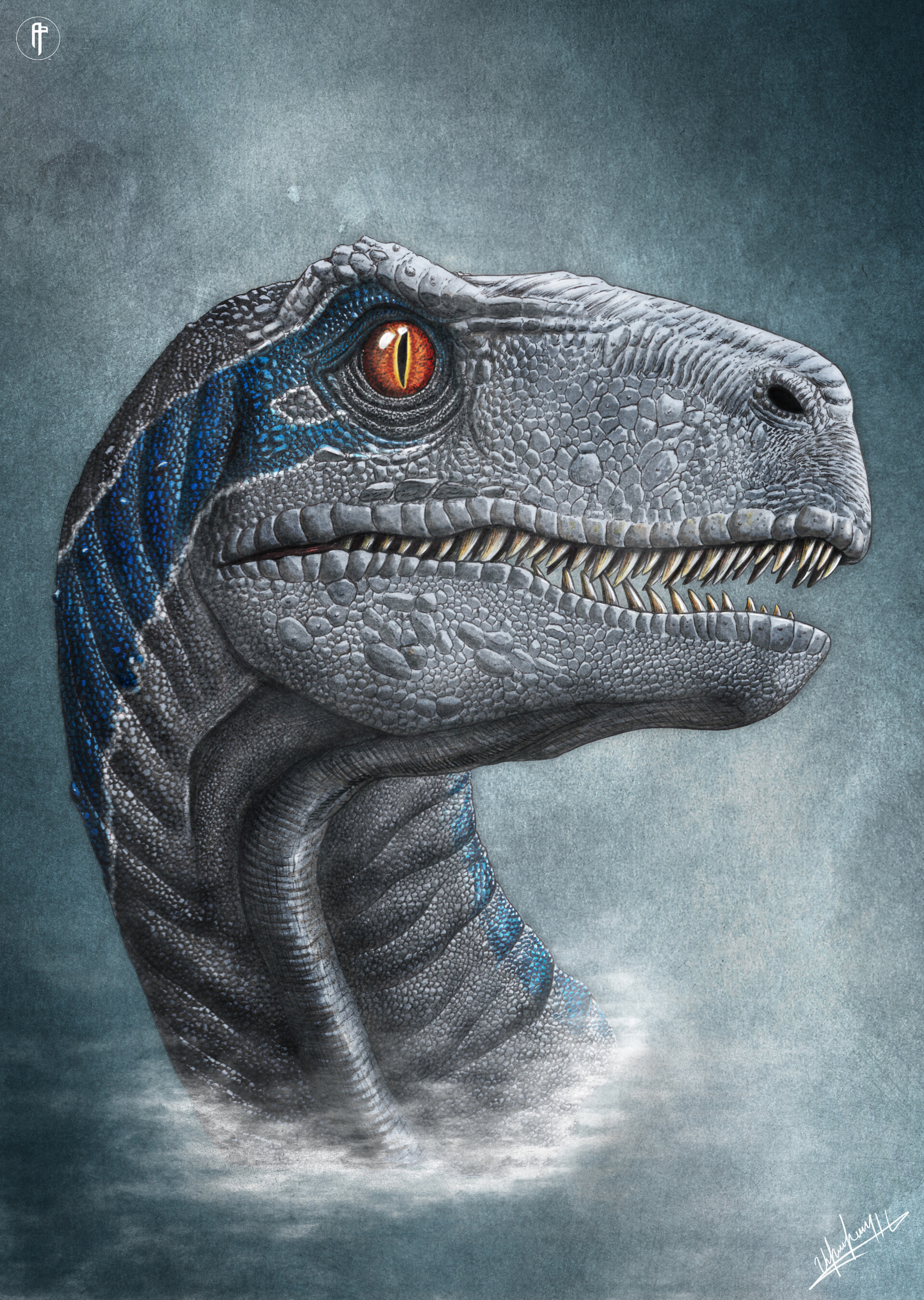 Artstation Blue Aram Papazyan