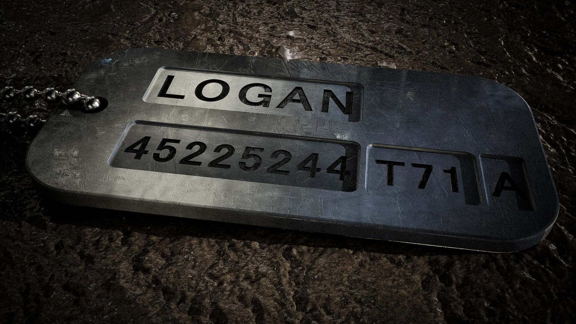 Dog tag top logan