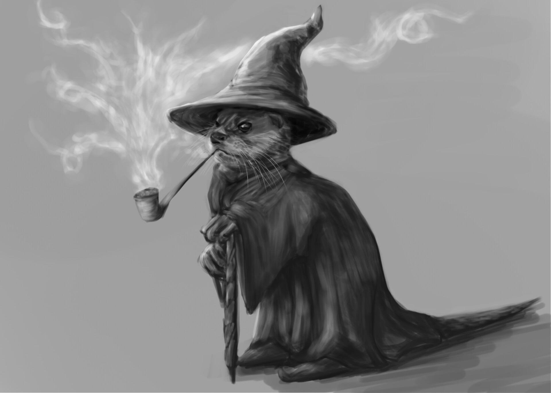 ArtStation Otter Wizard
