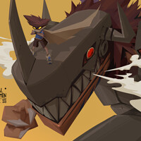 Artstation 夜莺 山雀 ファルコモン 鸩