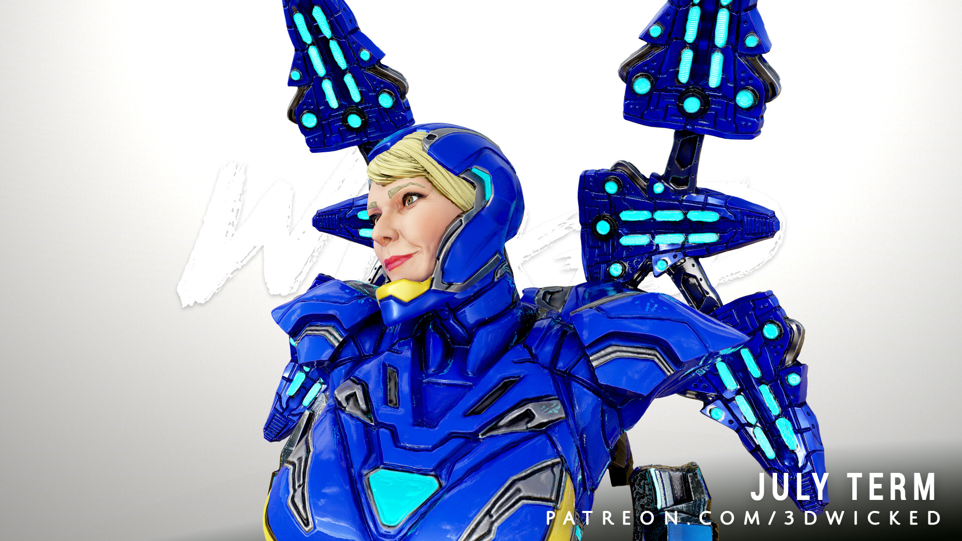 Wicked - Wicked Marvel Avengers Rescue: Pepper Potts 3d Bust: STL ready for  printing, image size:1920x1080