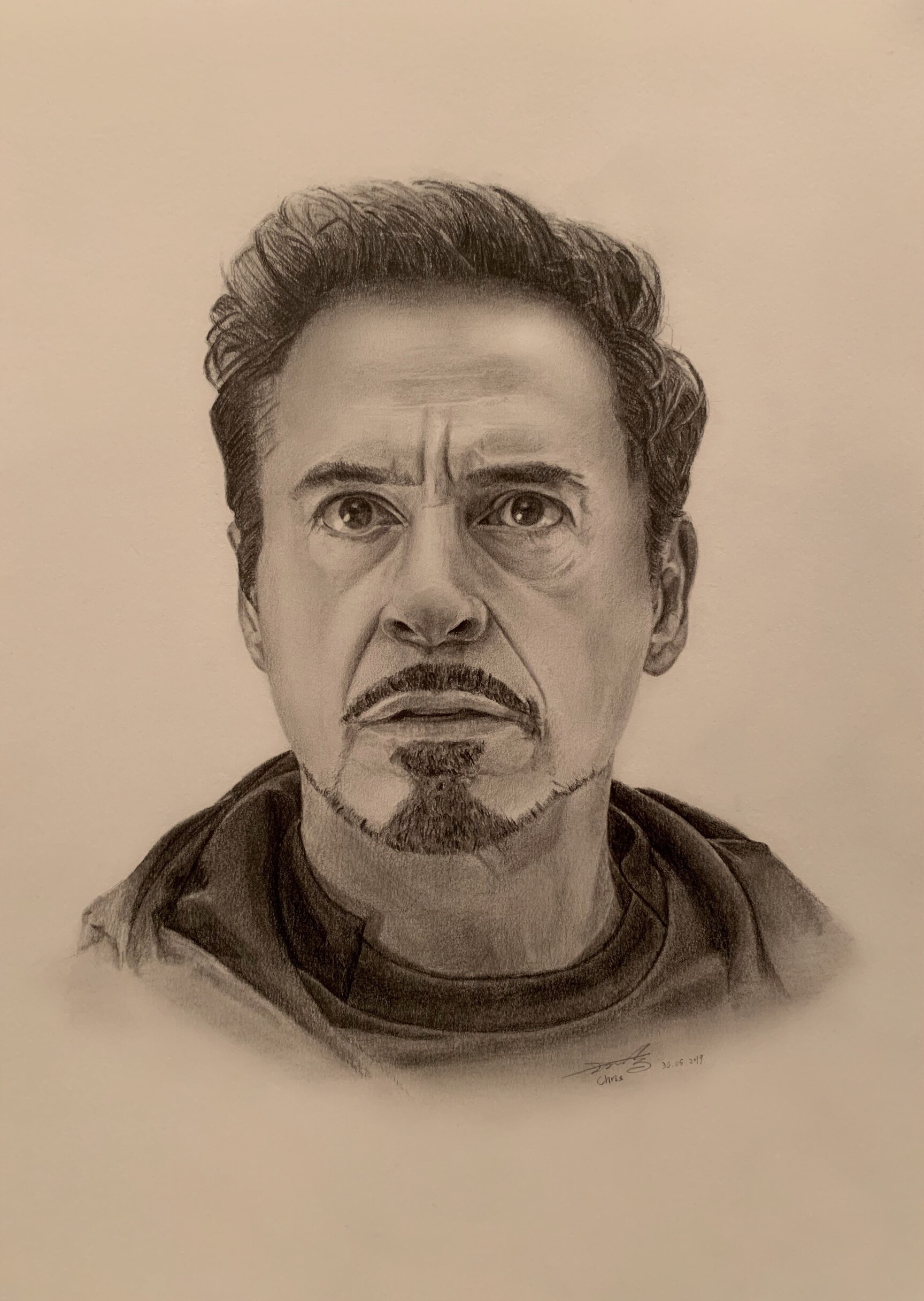 Robert downey jr drawing online