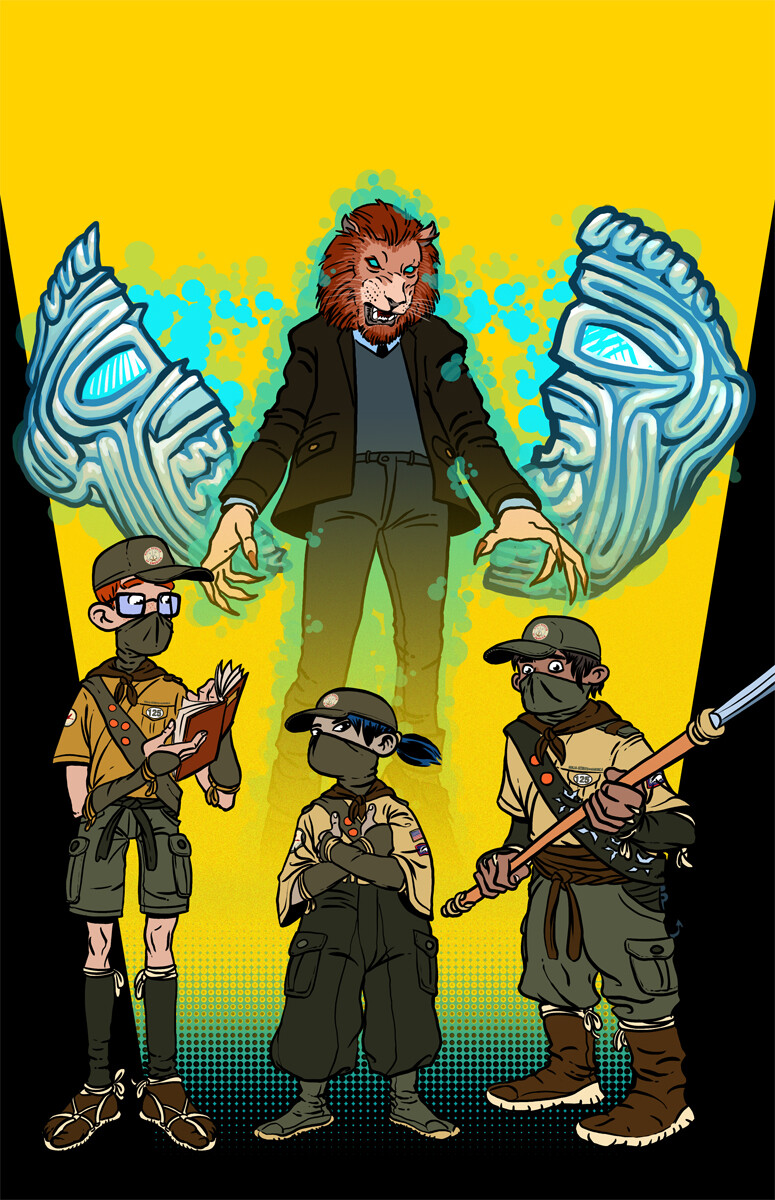 Cover for issue 1 of The Ninja Scouts