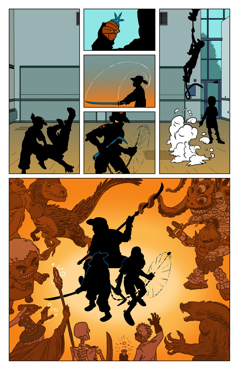 The Ninja scouts, page 2