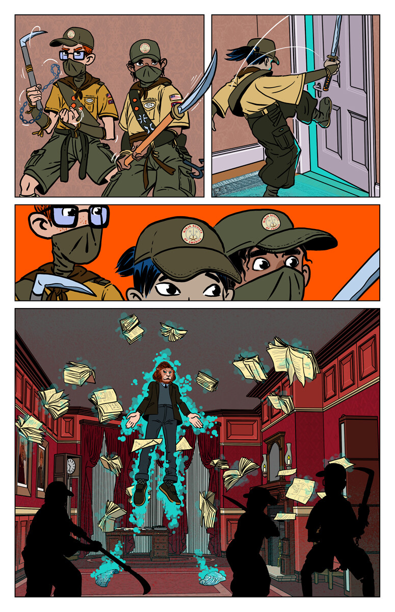 The Ninja scouts, page 6
