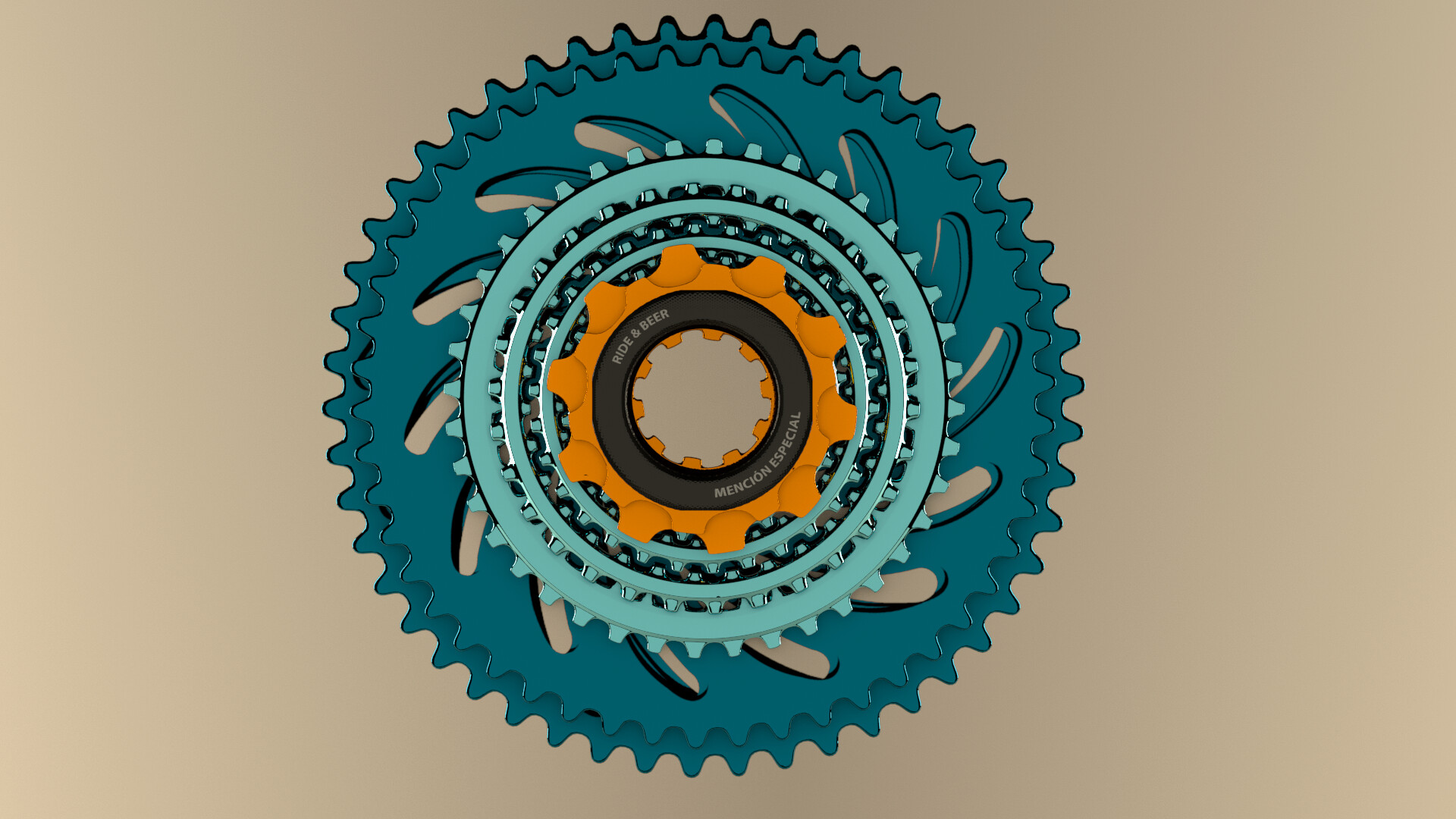 ArtStation Bike sprockets