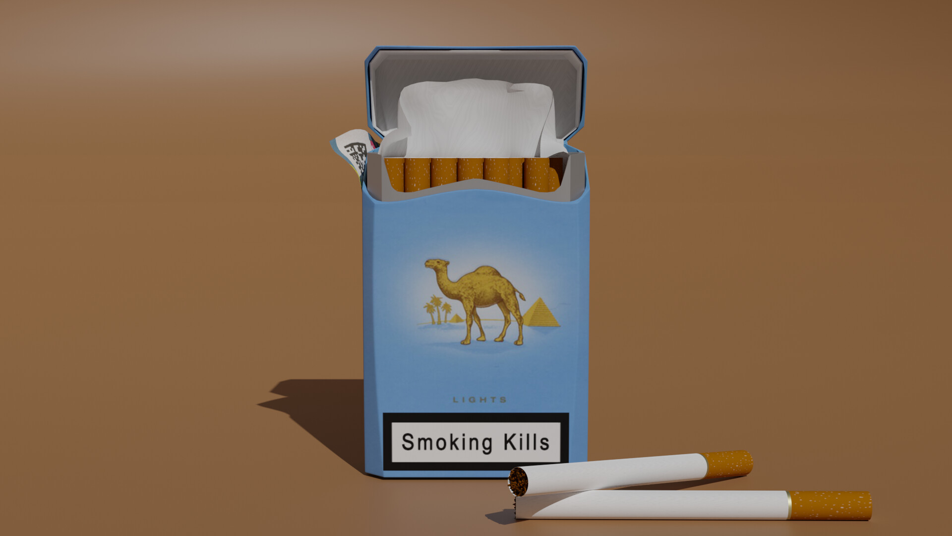 Artstation Camel Cigarettes Pack Absent Artist