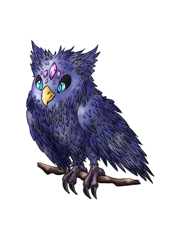ArtStation - Nox , Fudo's Owl - Arx Mari
