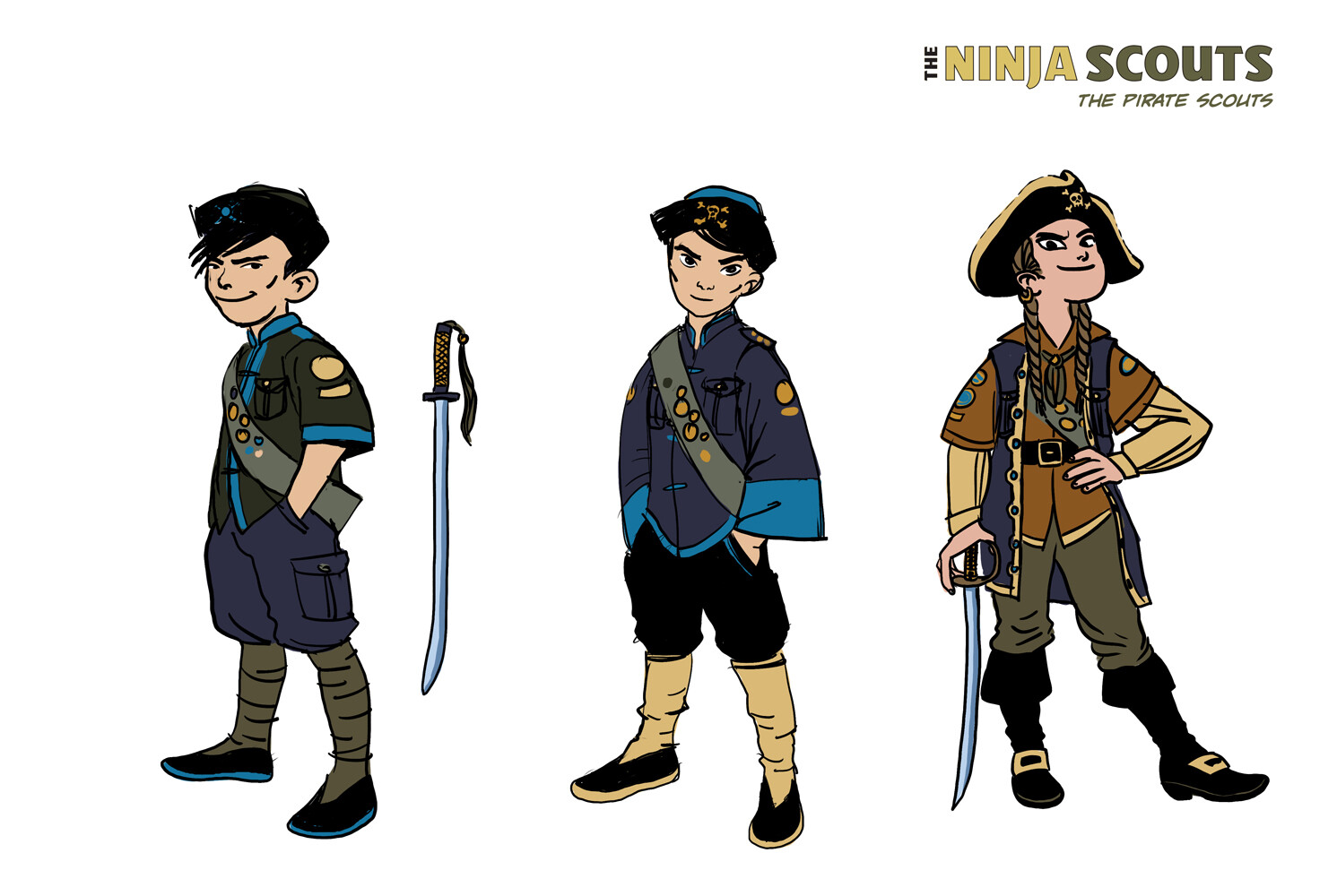 Designs for the Pirate Scouts.
