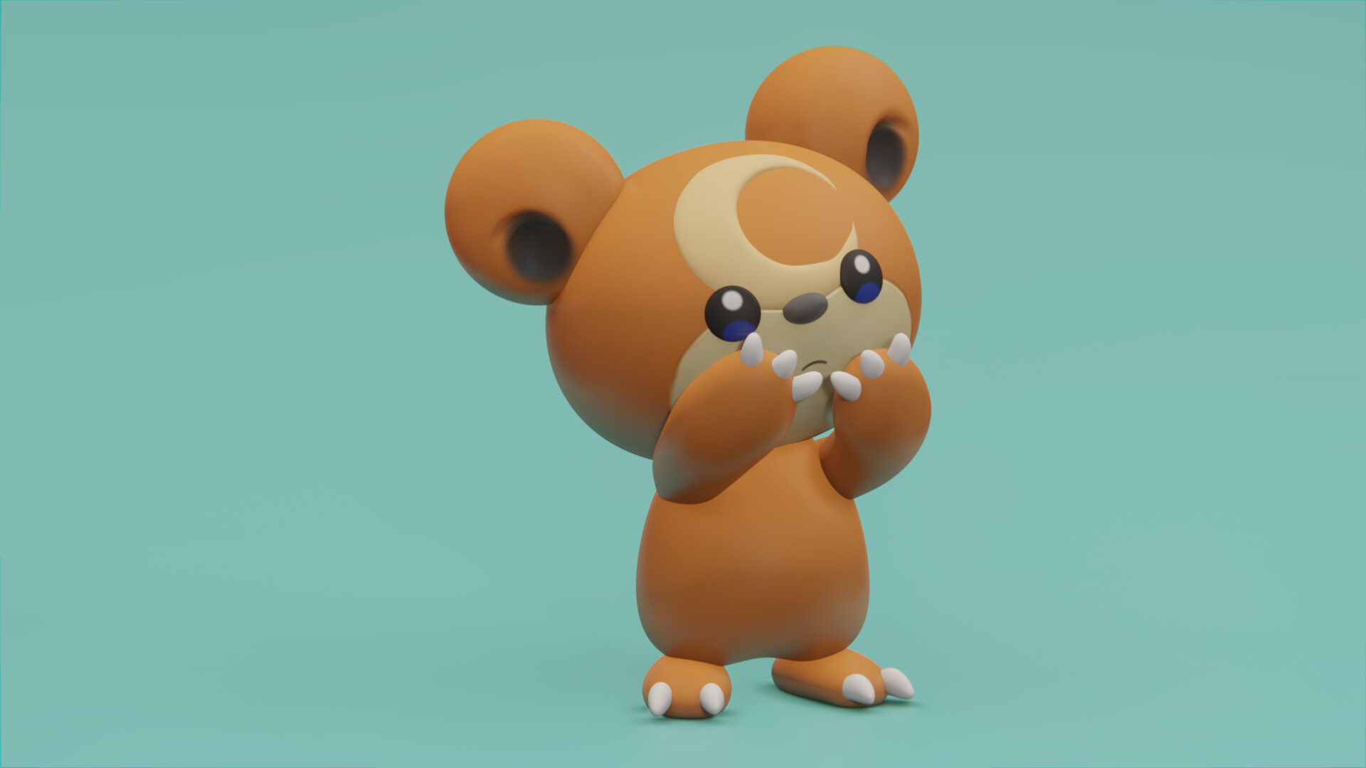 Artstation Pokemon Teddiursa Ursaring Benjamin Chan