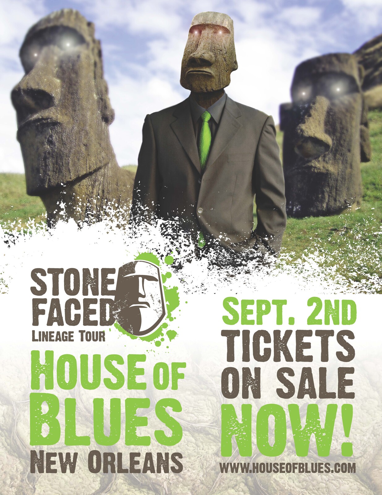 "Stoned Faced" Band Poster Concept