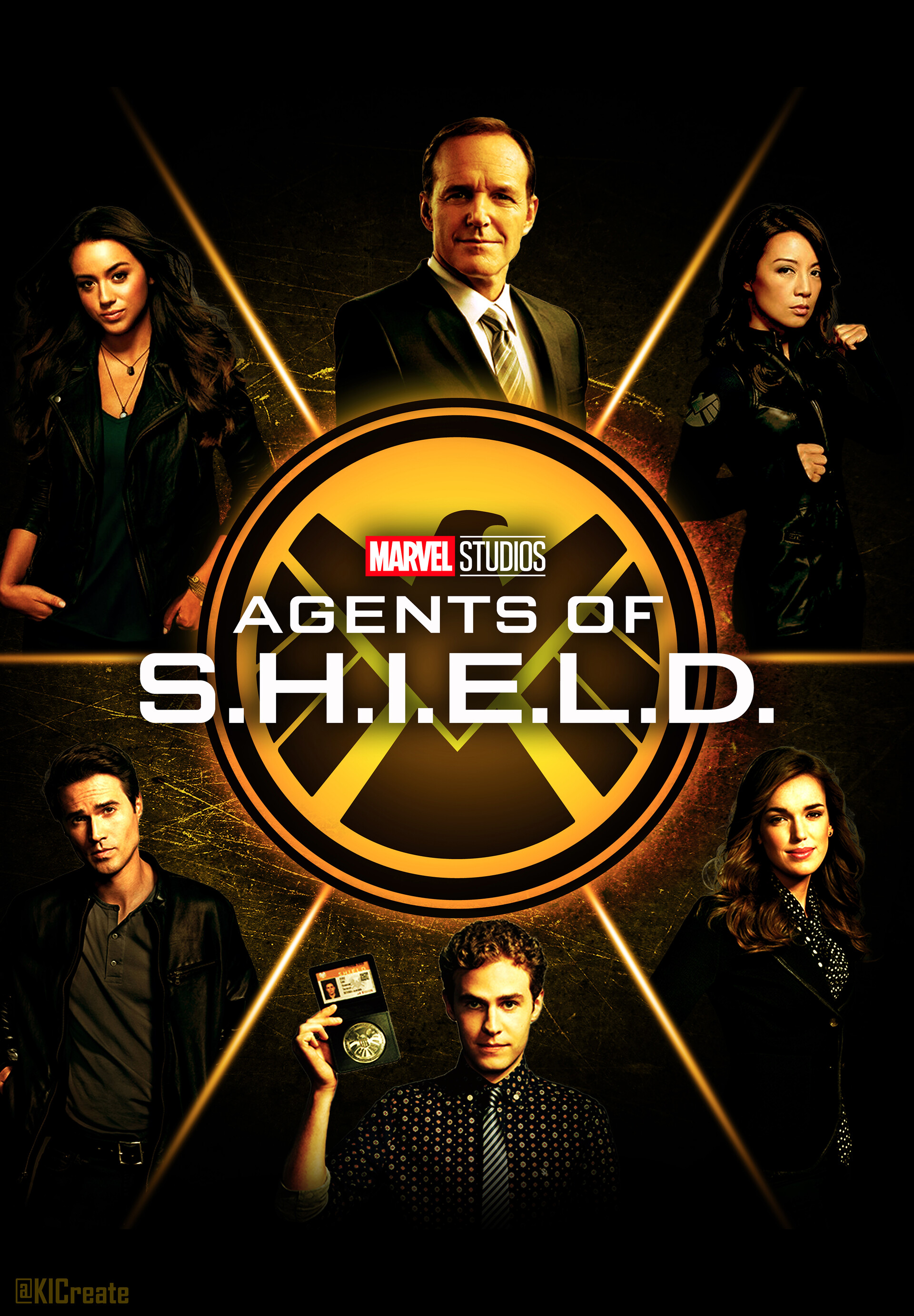 Artstation Agents Of S H I E L D Posters Marvel Studios Mcu Version Keane Ip