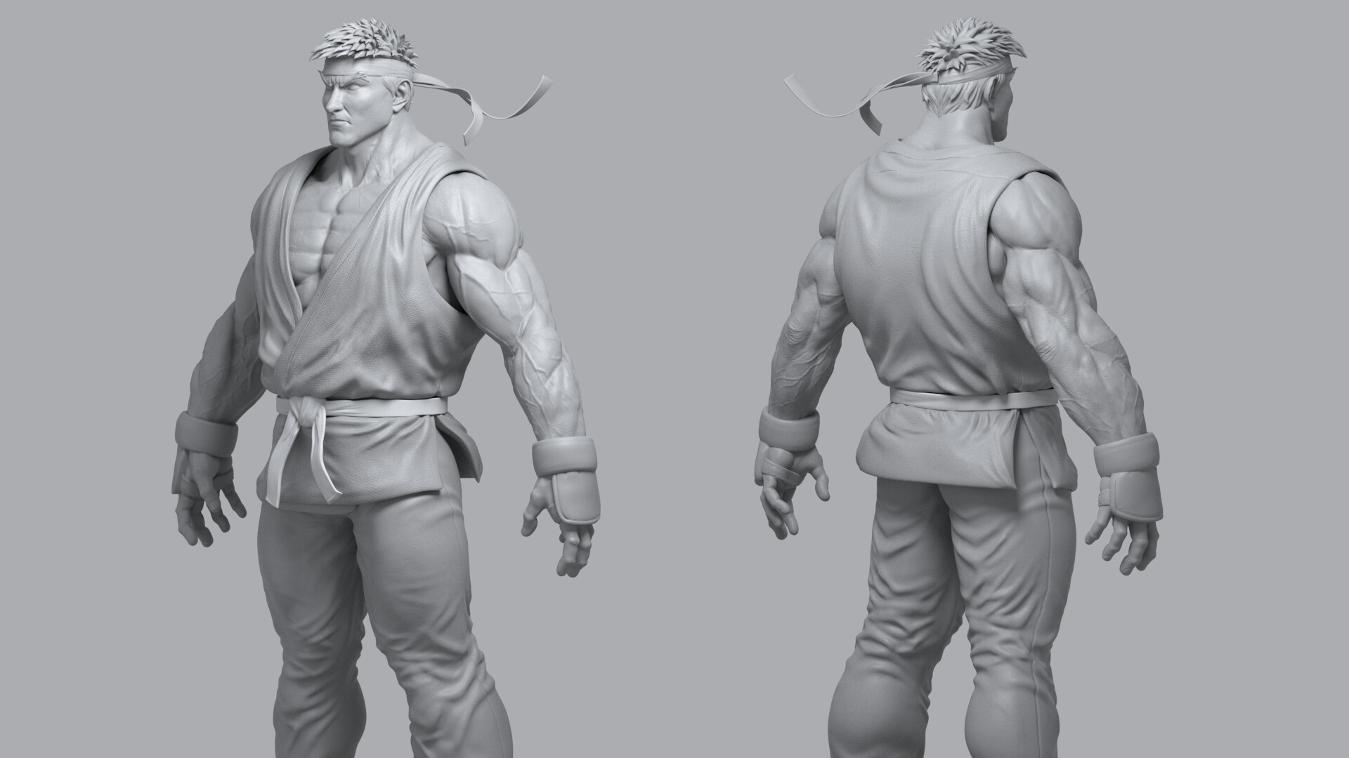 3d Modeler Illustrator Concept Developer Ryu Street Fighter