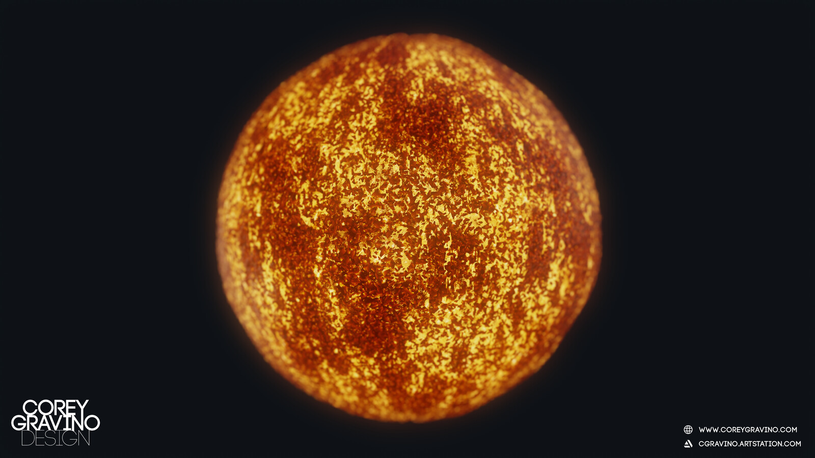 Hot Embers PBR Material