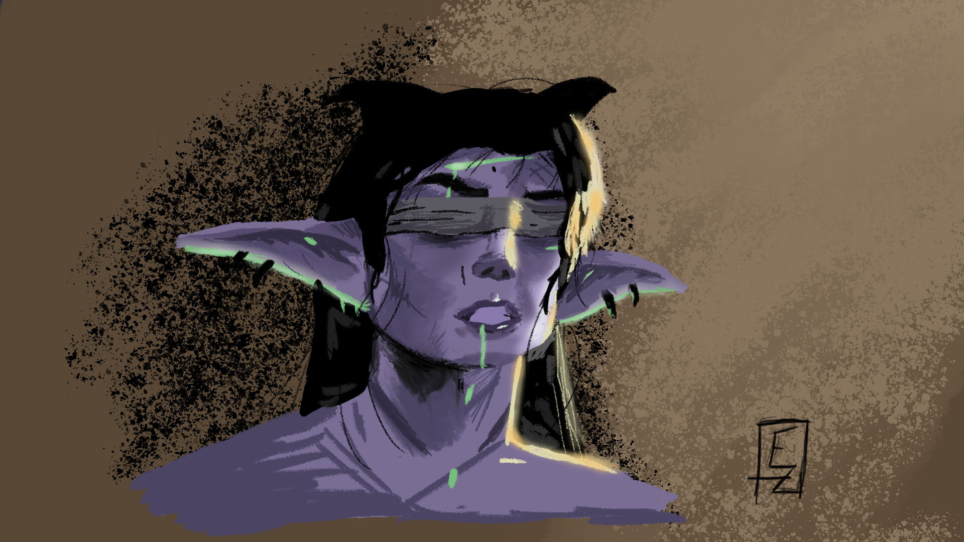 ArtStation DemonHunter Girl