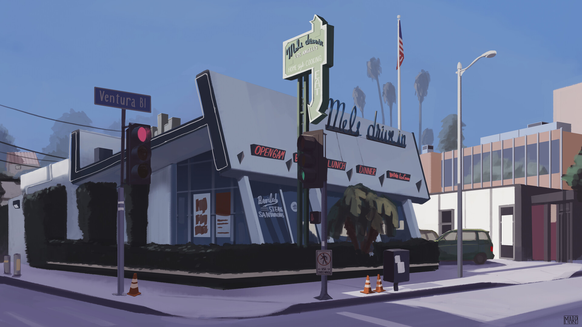 ArtStation - Mel's Dine-in