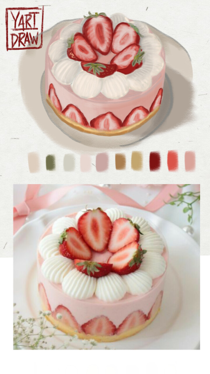 ArtStation - Strawberry cake