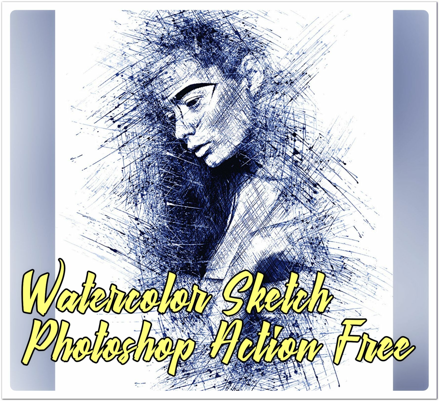 watercolor sketch photoshop action free download