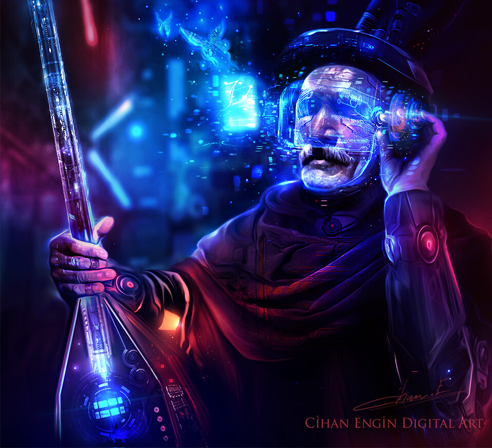 ArtStation - Aşık Veysel Cyberpunk Art Version