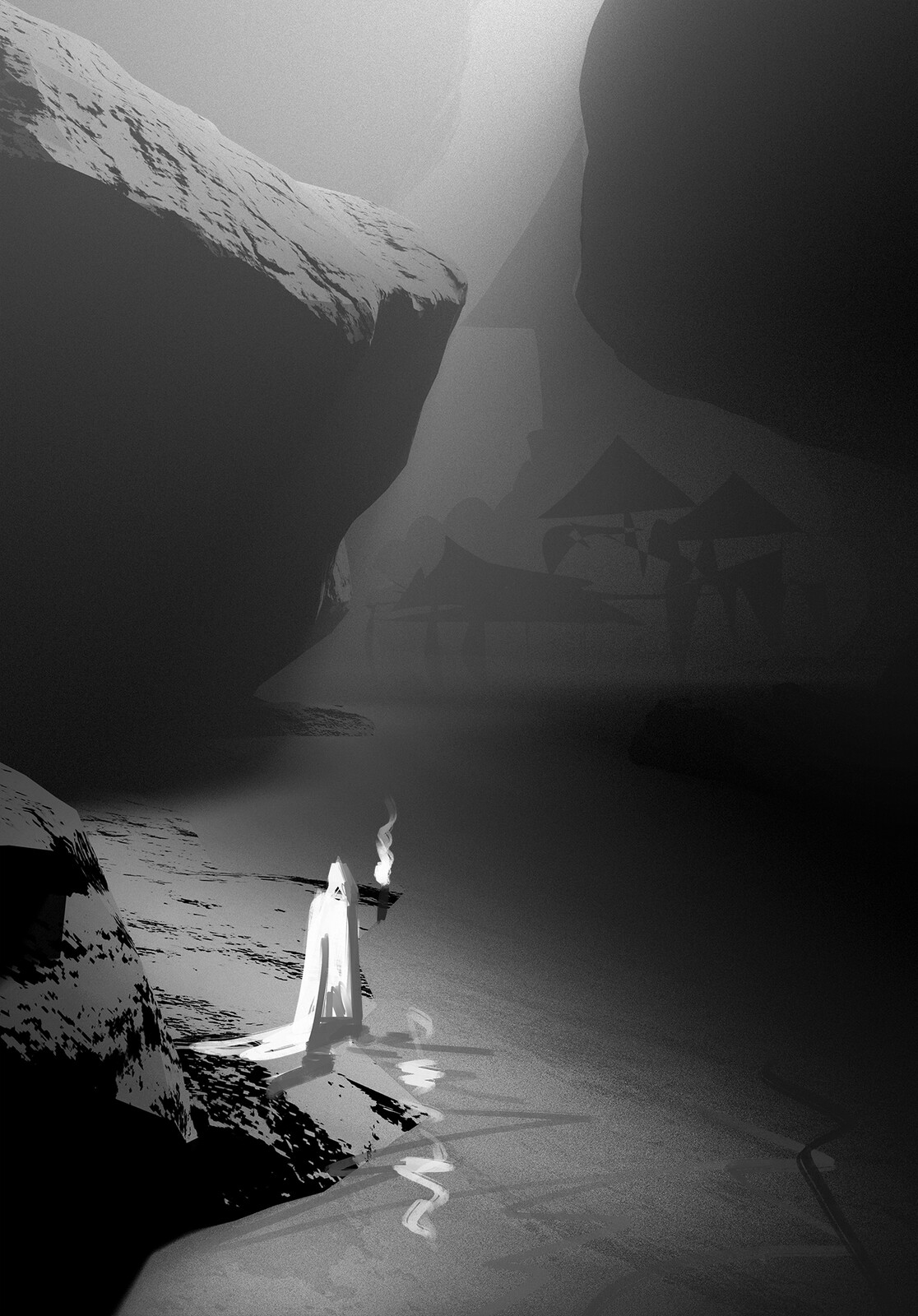 B/W composition
