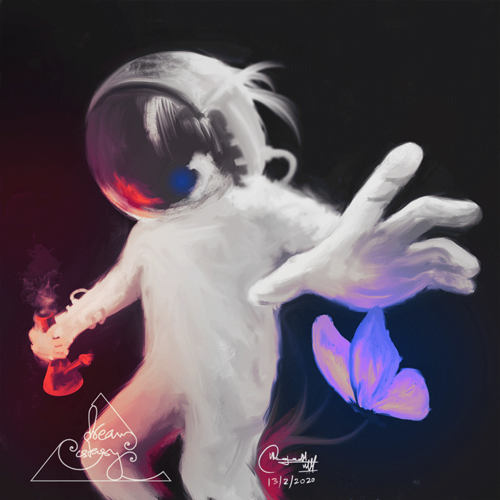 ArtStation - Astronauta - Gif