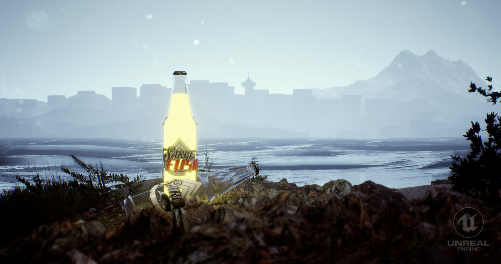 Sarge Soda Assets in Unreal Engine 4 Environment