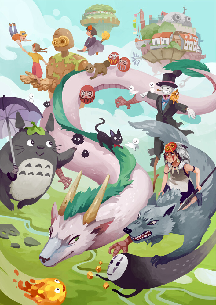 ArtStation - Ghibli Fanart, Johanna Puhl