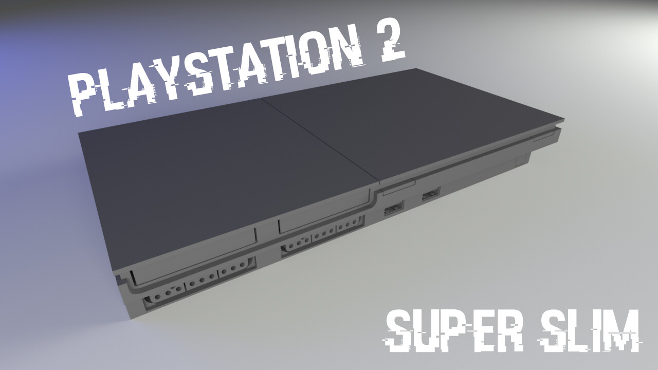 Caso Wardian plan no usado ArtStation - PlayStation 2 Super Slim - In Development - #01