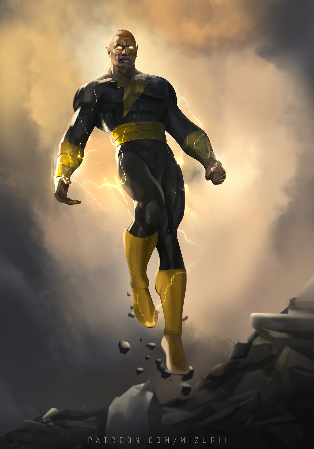 Rotten Tomatoes - New 'Black Adam' concept art by Jim Lee and