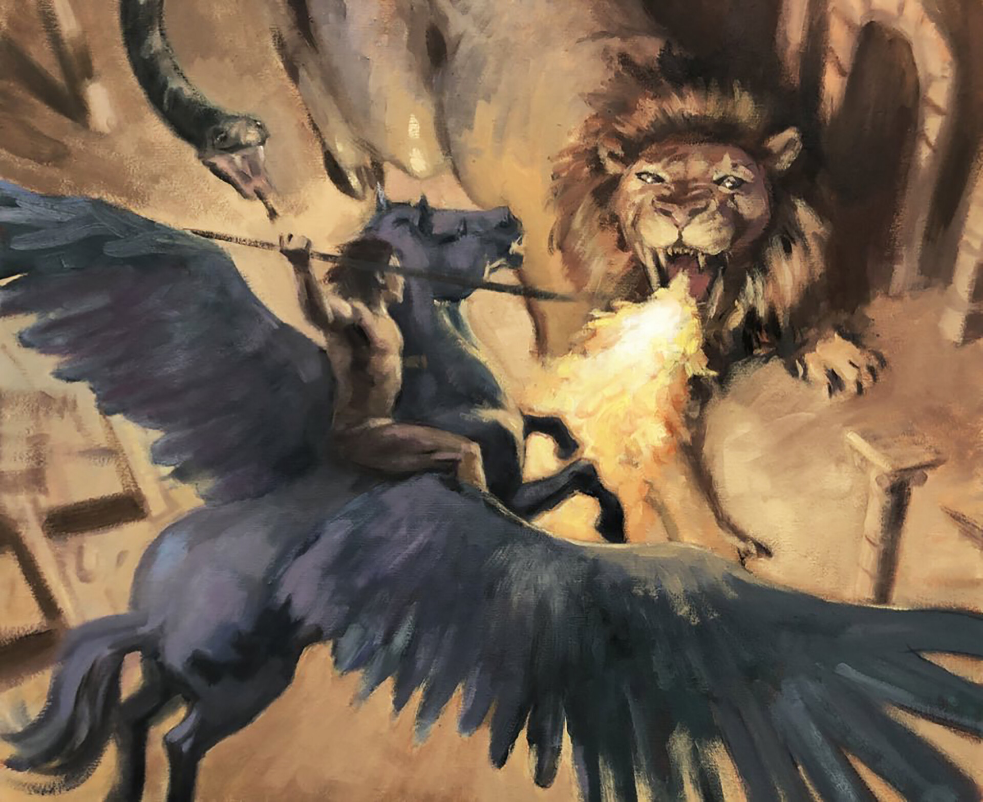 Artstation Bellerophon Adam Benet Shaw