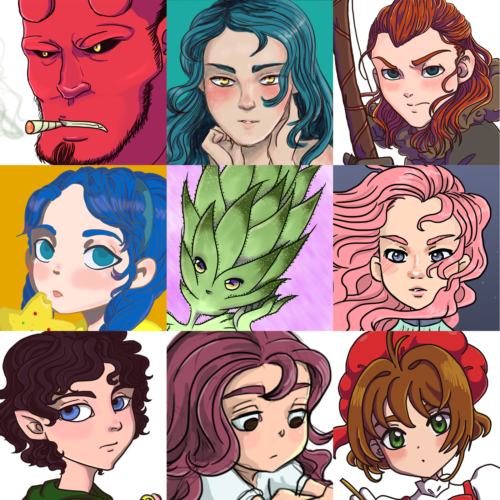 Fran SavarHen Face your art