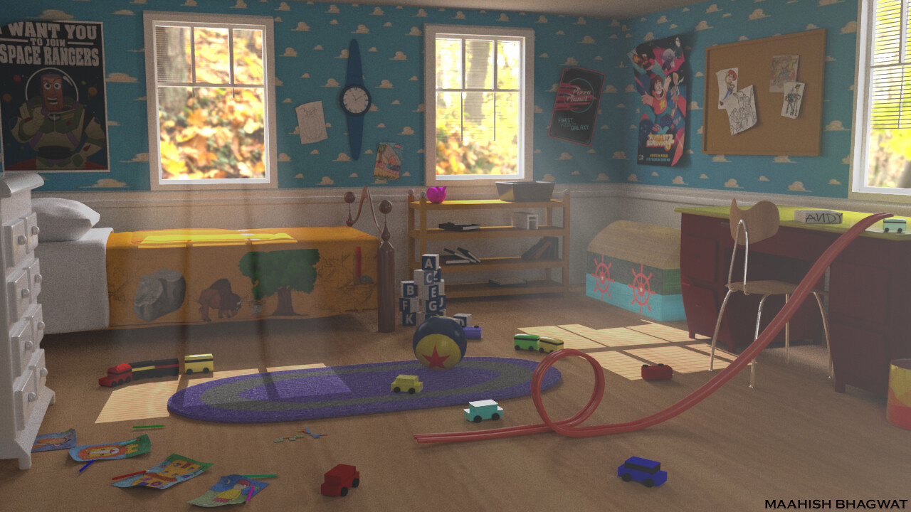 ArtStation Toy Story Andy s Room
