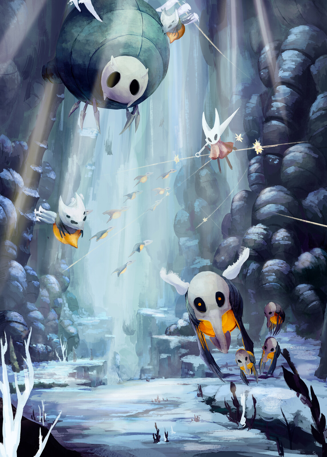 Artstation Kingdom S Edge Hollow Knight Serie Saphire Oceane Roh
