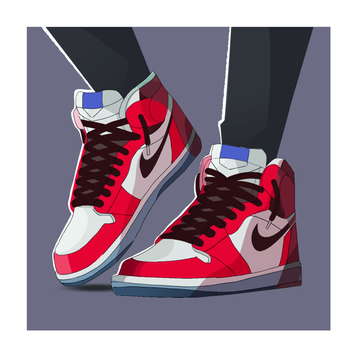 Cristian Rzi - Red Nike Shoes