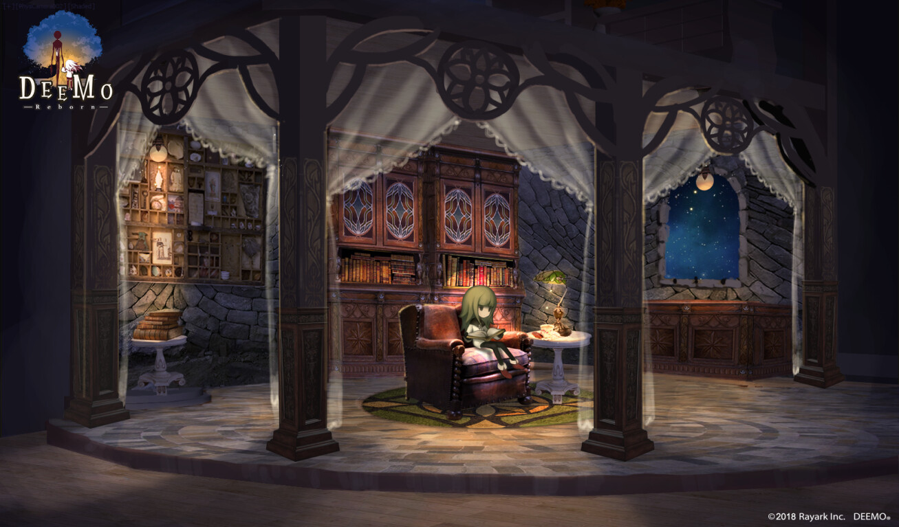 Concept art for TrophyRoom's Rest place