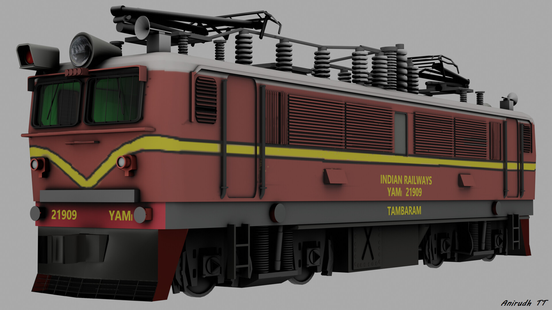 Anirudh TT Indian Railways Metre Gauge YAM1 Electric