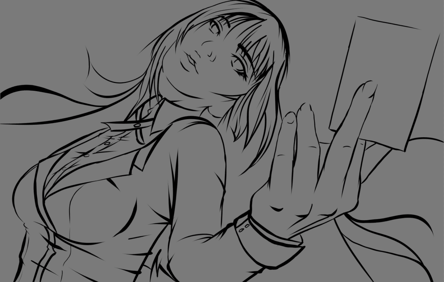 Fanart Yumeko Jabami Drawing Artstation Yumeko Jabami Fanart Zeta Sagar artstation