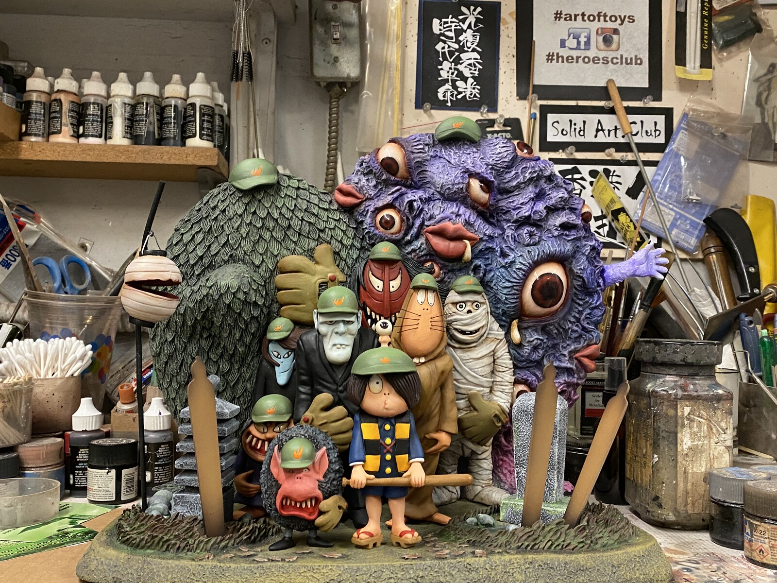 墓場鬼太郎 おばけナイター  制作中 😅
https://www.solidart.club/