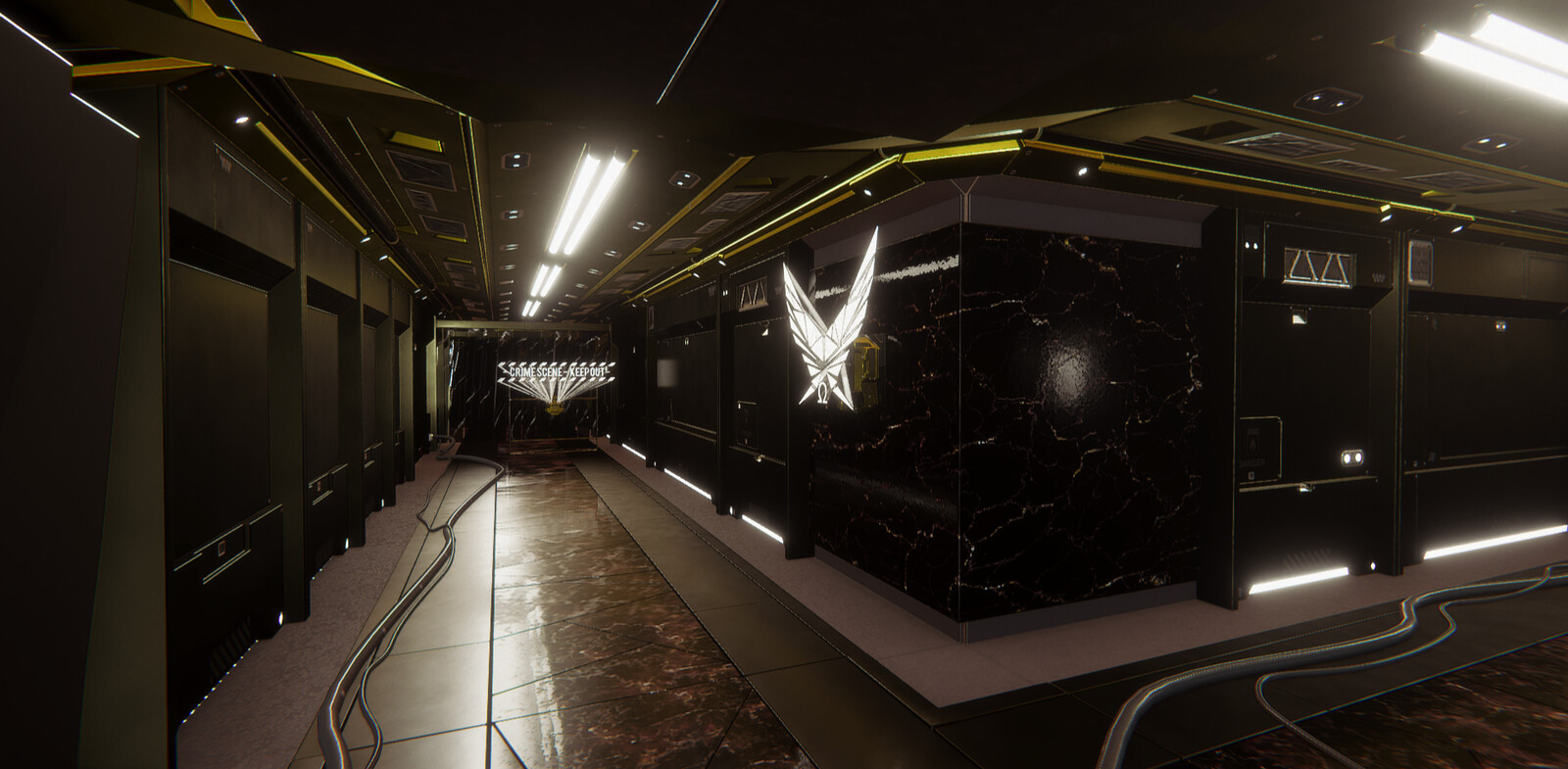 Science Fiction Corridor in Unity - HDRP