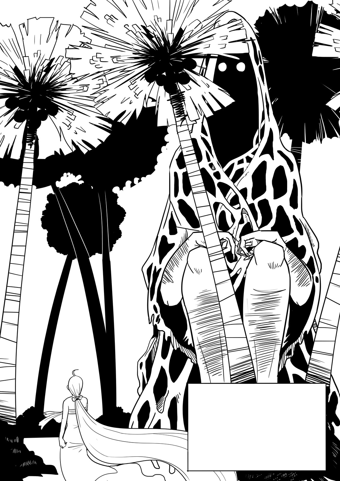 The Ghost of Palm tree appearence in my comic book "The Yellow Ribbon"