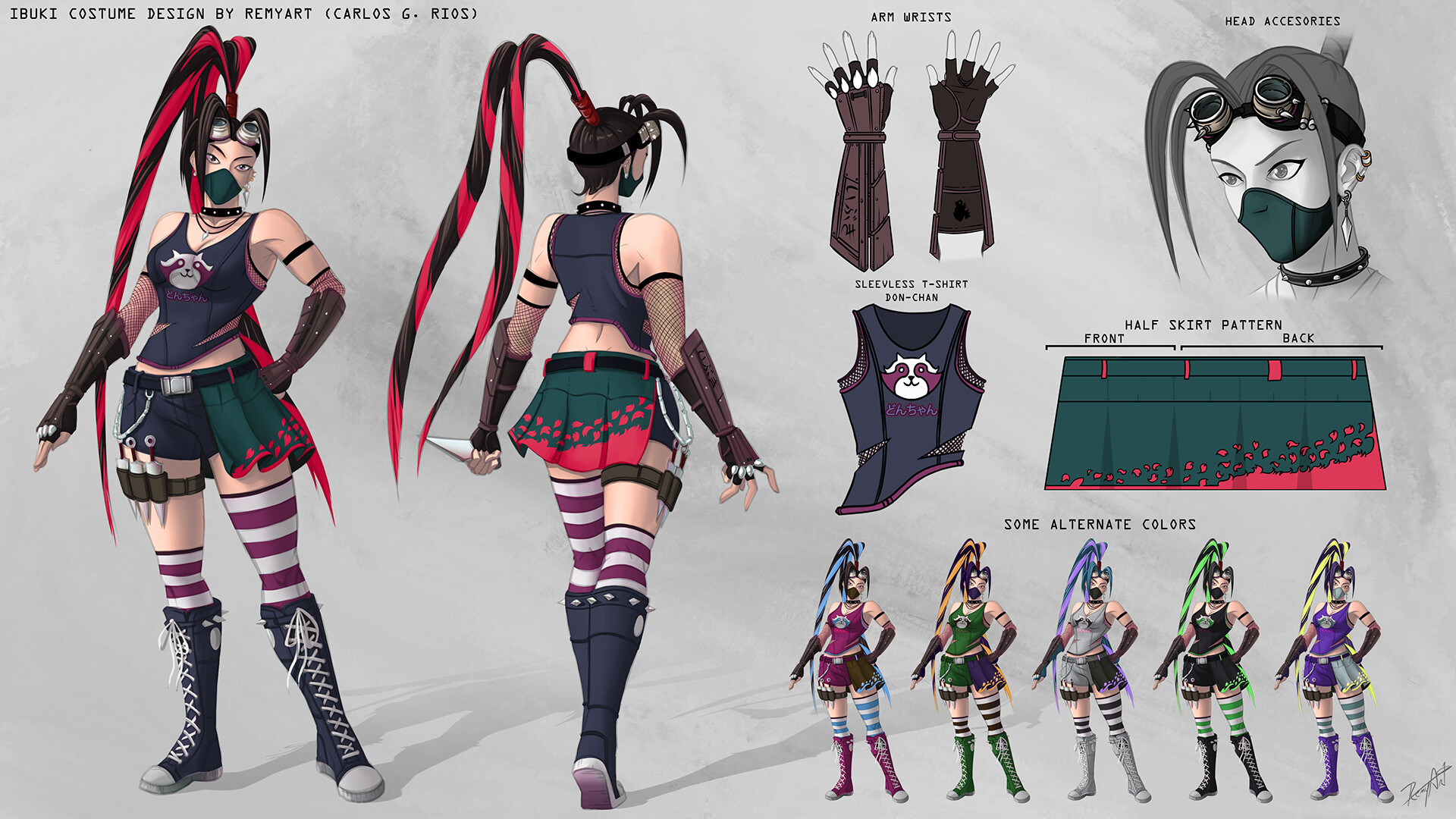 Remy Art - Street Fighter V Costume Design Contest - Ibuki.