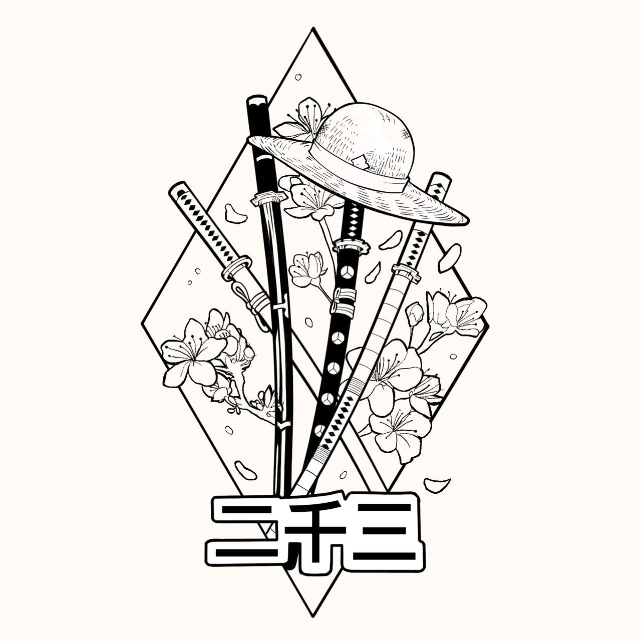 Luiza Pucca One Piece Tattoo Design