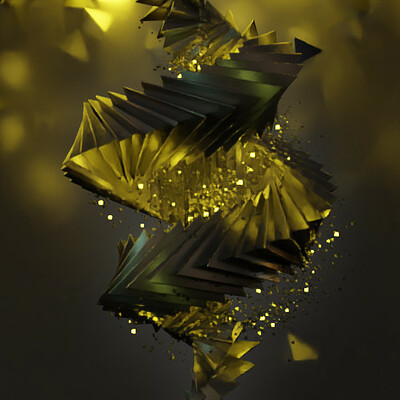 Georg kronthaler abstract black gold