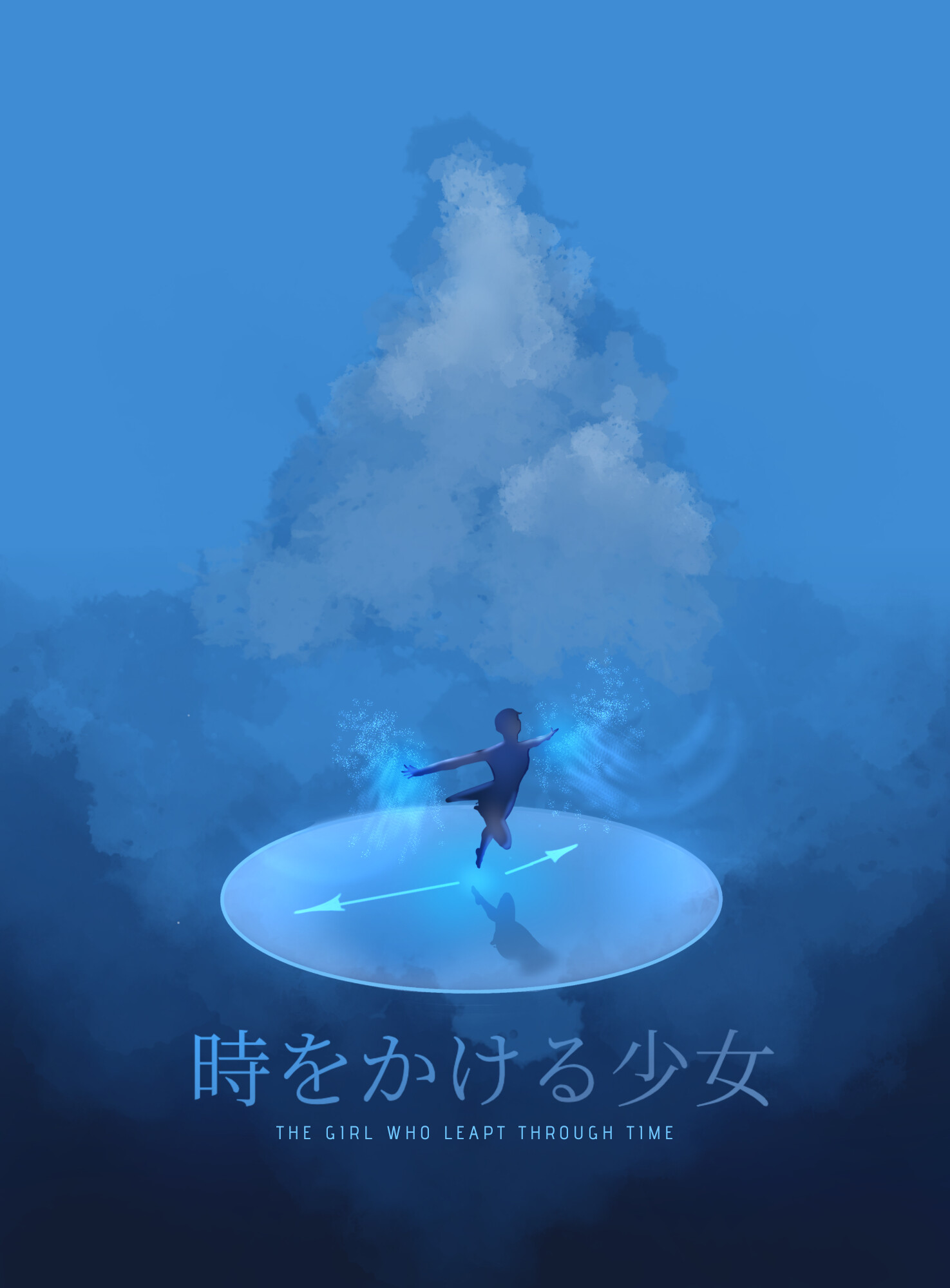 Artstation Movie Poster Illustration The Girl Who Leapt Through Time