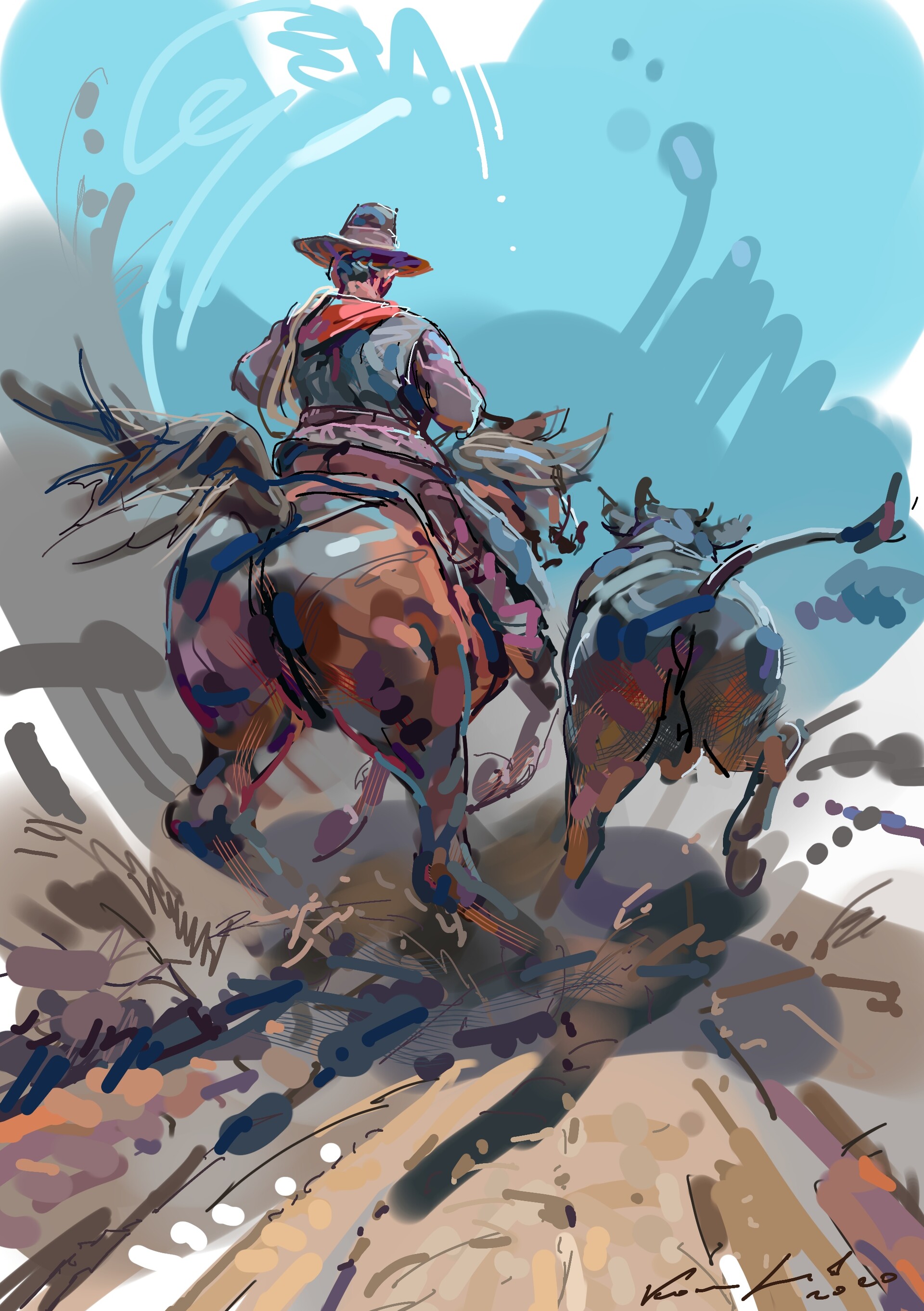 ArtStation - Ковбой