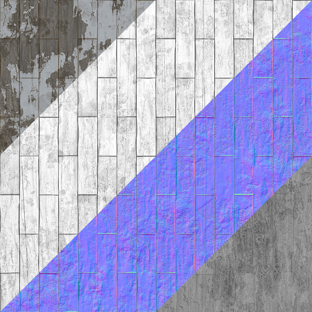 Texture maps for the material