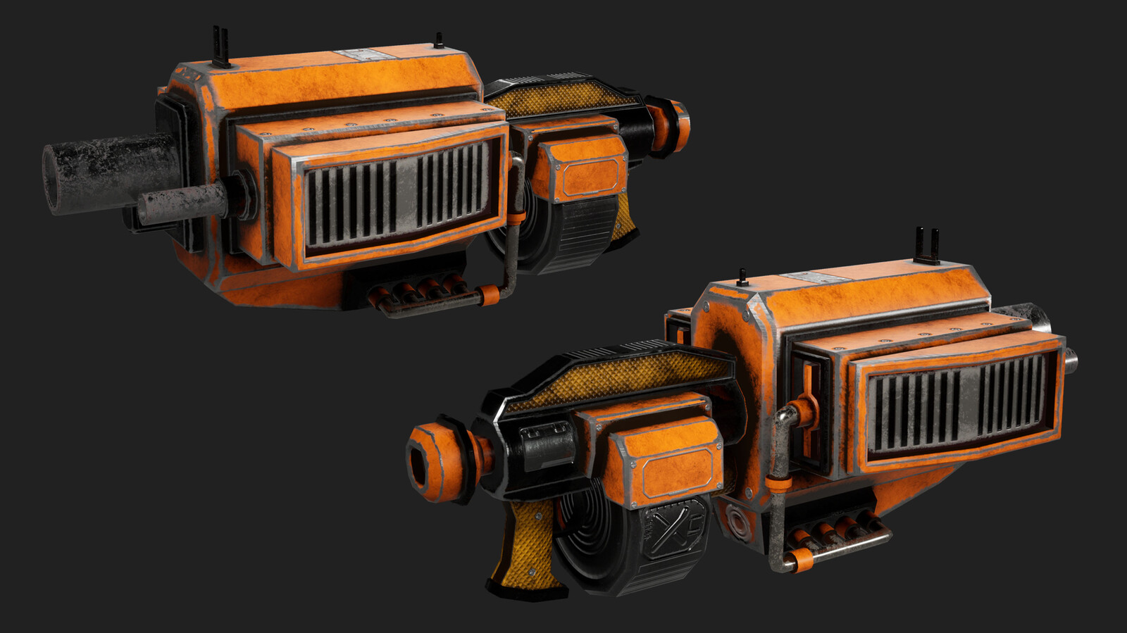 Rifle with laser mod