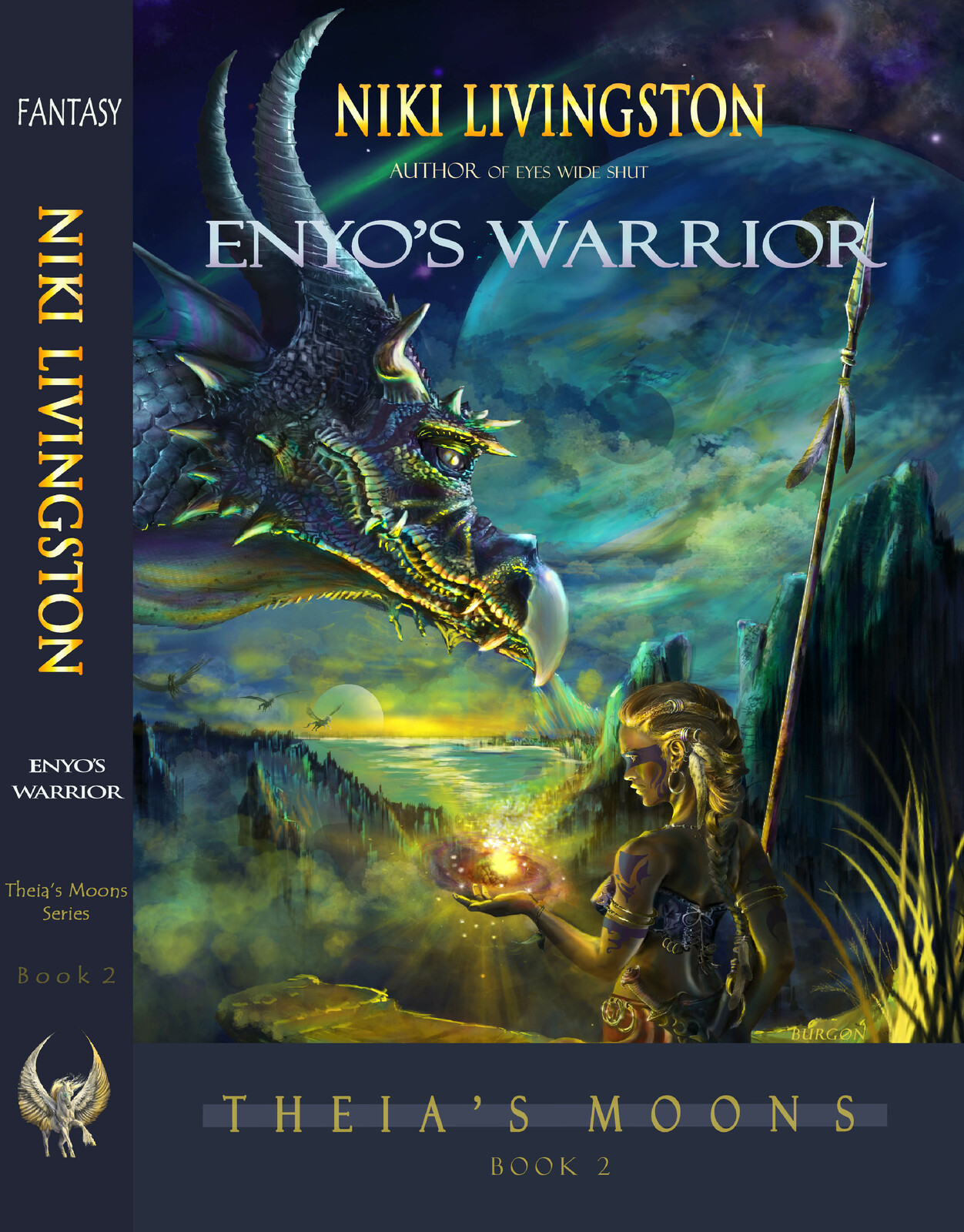Enyo's Warrior  (Book Cover design)